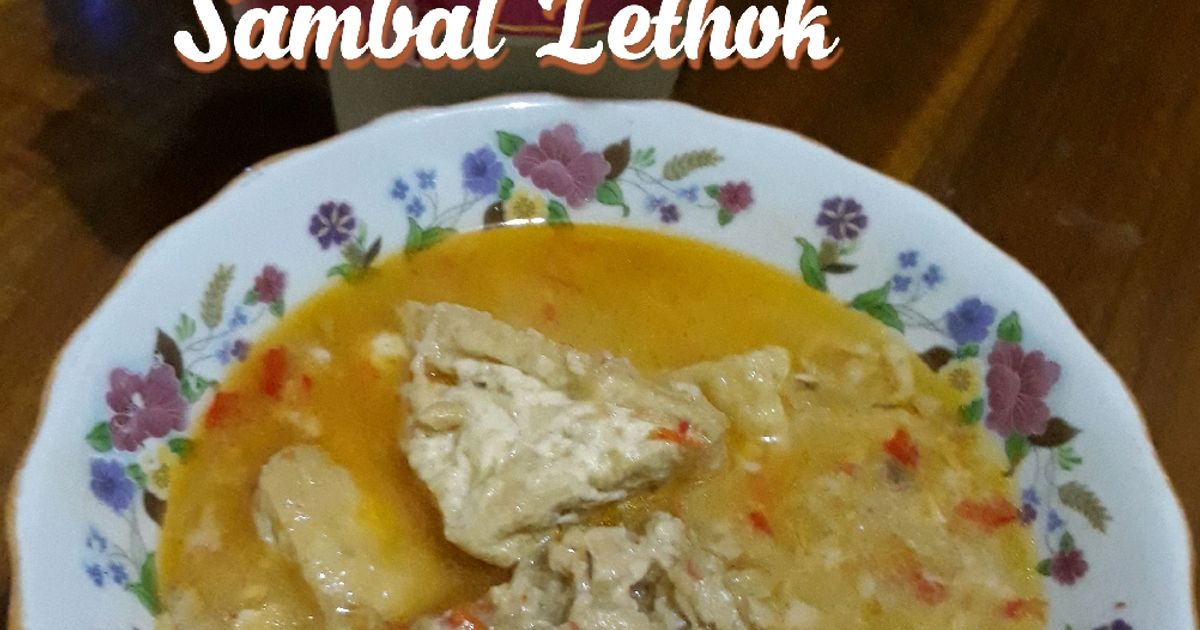 Resep Sambal Lethok oleh Mama Krisna - Cookpad