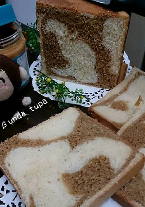 Foto resep Roti tawar motif sapi