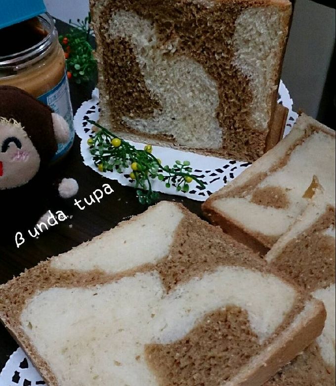 Foto resep Roti tawar motif sapi