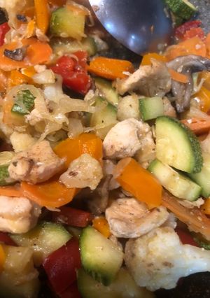 A picture of Chicken Alambre.