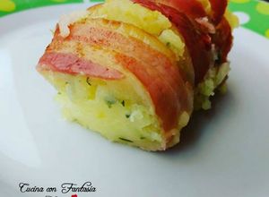 Foto di Rotolo di patate con Asiago avvolto in pancetta