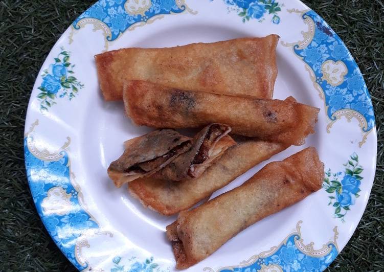 🍌pisang coklat🍌 kriuk diluar, lumer di dalam 😋