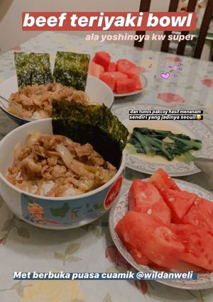 Foto resep Beef teriyaki bowl ala yoshinoya