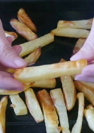 Una foto de Patatas fritas sin aceite (sana receta)