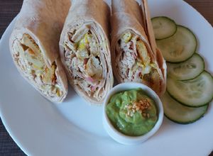 Una foto de Wrap de pollo ranch