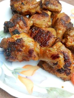 Foto resep Ayam Bakar bumbu Rujak Teflon Simple #PedesEndues