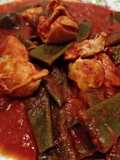 Pollo in umido con i fagiolini