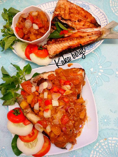 Foto resep Bandeng bakar bumbu kacang