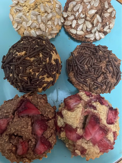 Una foto de Muffins integrales con alulosa 🩷