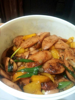 Foto resep Sosis Ayam Cah Paprika