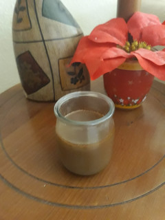 Una foto de Flan capuchino