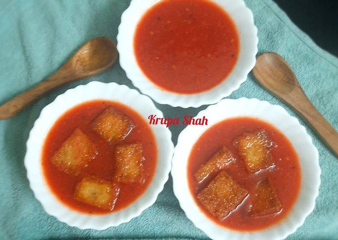 Steps to Prepare Favorite Tomato beetroot soup without cornflour