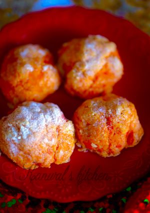 A picture of Carrot crinkles cookies.