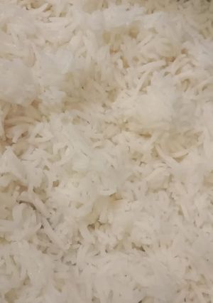 A picture of White rice.