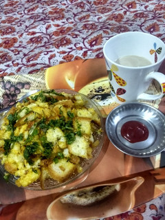 A picture of Bread poha.