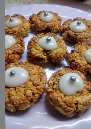 Una foto de Cookies de zanahoria rallada