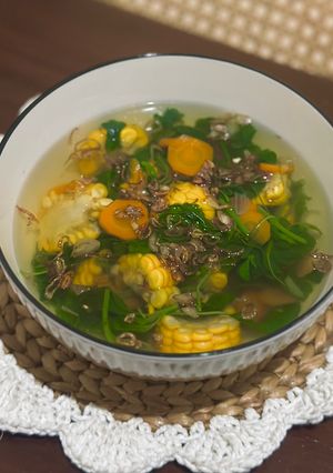 Foto resep Sayur Bening Bayam dan Jagung