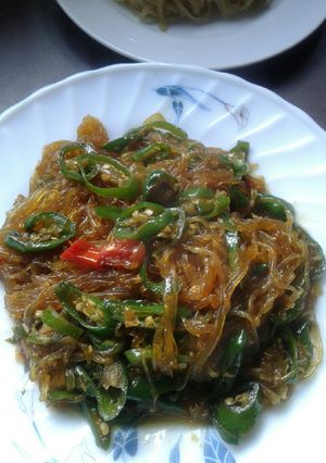 Foto resep Soun/Bihun Kecap Cabe Hijau
