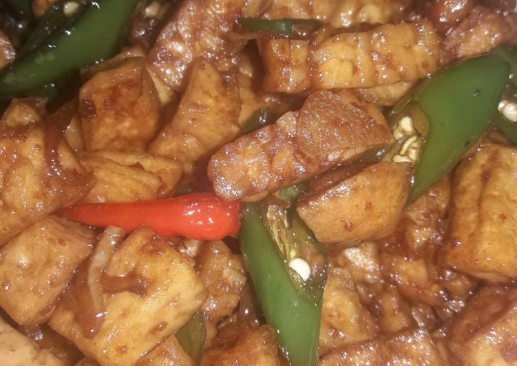 Bagaimana Menyiapkan Tempe Tahu Cabai ijo#BikinRamadhanBerkesan#8, Lezat