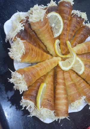 صورة لوصفة لي كورني ساهلين وبنان😊 وبدون قوالب الكورني 🥰😊😊واقتصاديين