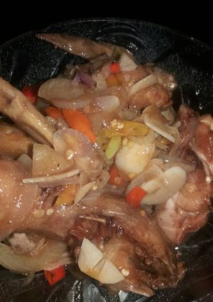 Foto resep Ayam saus caramel