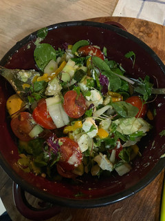 A picture of Thai style Asian salad.