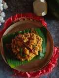 Pepper Ghanto (Grated Green Papaya with Potato)