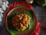 Pepper Ghanto (Grated Green Papaya with Potato)