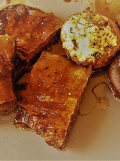 Foto principal de Entraña con portobello relleno de requesón