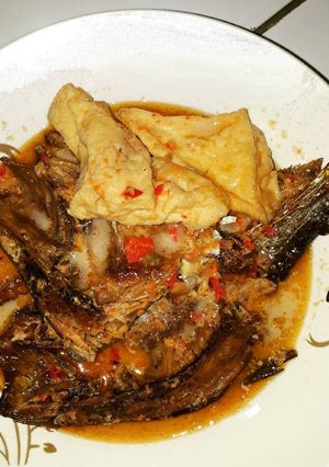 Foto resep Ikan Panggang kuah santan
