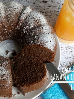 Foto resep Banana Choco Sponge Cake