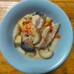A picture of Ikan Cue Asap Kuah Santan.
