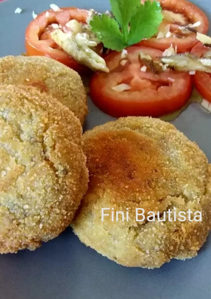 Una foto de Tortitas de arroz con queso y sobrasada