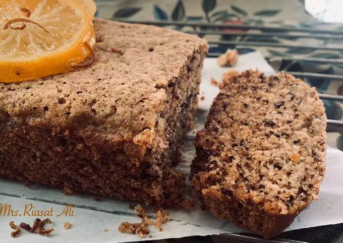 Orange Walnut Cake 🍊(soft And Moist Ever Cake!) Recipe By Mrsriasat Ali 