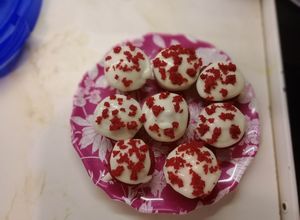 Φωτογραφία της συνταγής Cupcakes red velvet