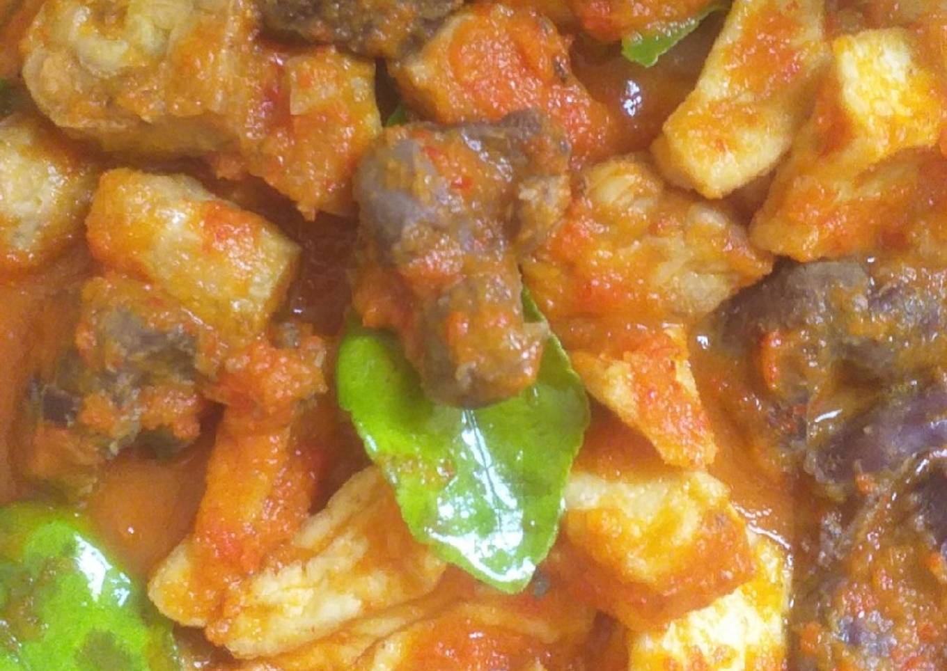 Balado Hati Ampela Ayam