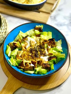 صورة لوصفة سلطة سيزر الباذنجان 🥗