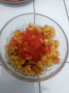 Foto resep Makaroni Telor simple