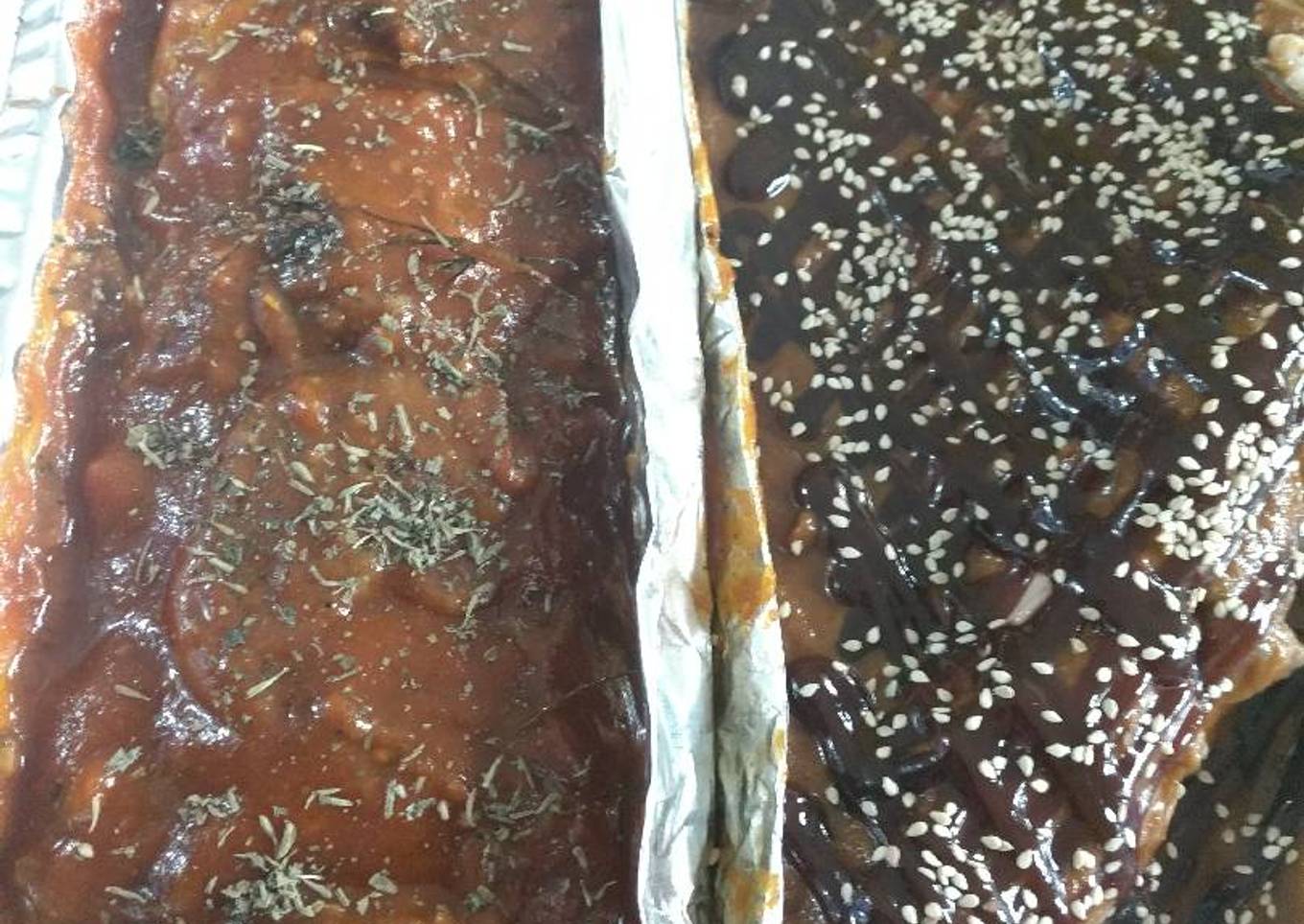 Costilla BBQ y lomo mechado en salsa de 🍊 y 🌶️ chipotle