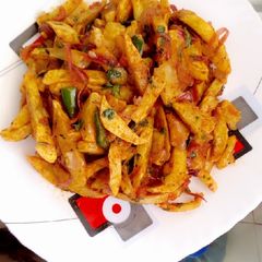 A picture of Simple Masala Chips.