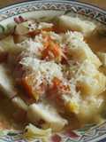 Sopa de vegetales con caldo tramposo