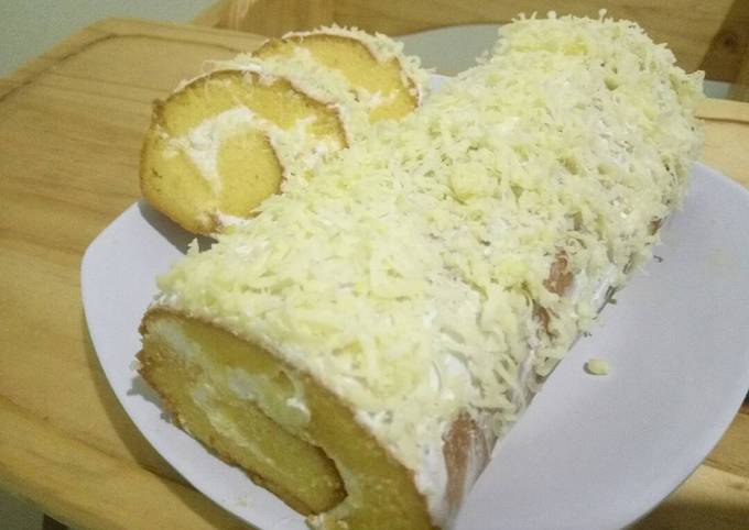 Resep Bolu Gulung Keju Versi Meranti Oleh Arum Riska Kurniawati Cookpad