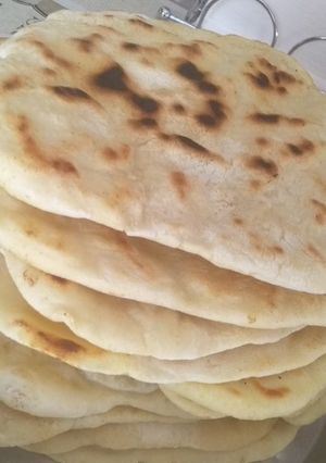 Φωτογραφία της συνταγής Αφράτες χειροποίητες πίτες για σουβλάκι και όχι μόνο.