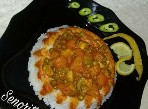 صورة لوصفة روز بمرقة الخضر 🍴🍴🍴🍛🍚