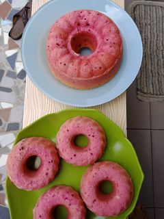 Foto resep Bolu kukus buah naga