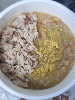 Foto resep Mpasi nasi tim gulai ikan gurame