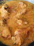 Grilled chicken in coconut dhania sauce