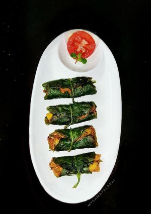 பாலாக் கார்ன் ரோல் (Palak Corn Roll Recipe in TAmil) செய்முறை முக்கிய புகைப்படம்