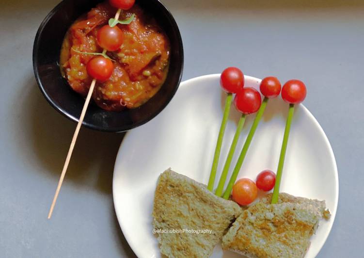 Simple Way to Prepare Award-winning Pesarattu with tangy, spicy Thokku