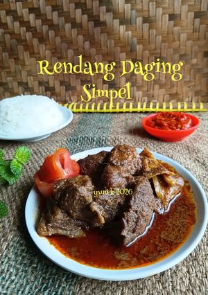 Foto resep Rendang Daging Simpel